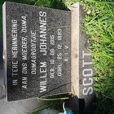 SCOTT Willem Johannes 1915-1983