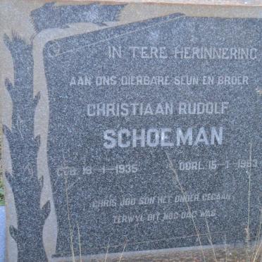 SCHOEMAN Christiaan Rudolf 1935-1953