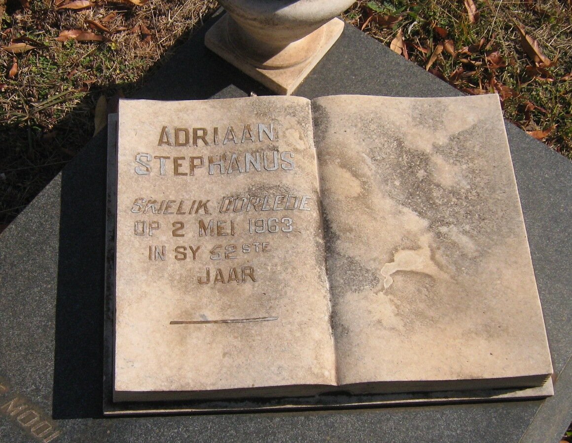 SCHOEMAN Adriaan Stephanus -1963