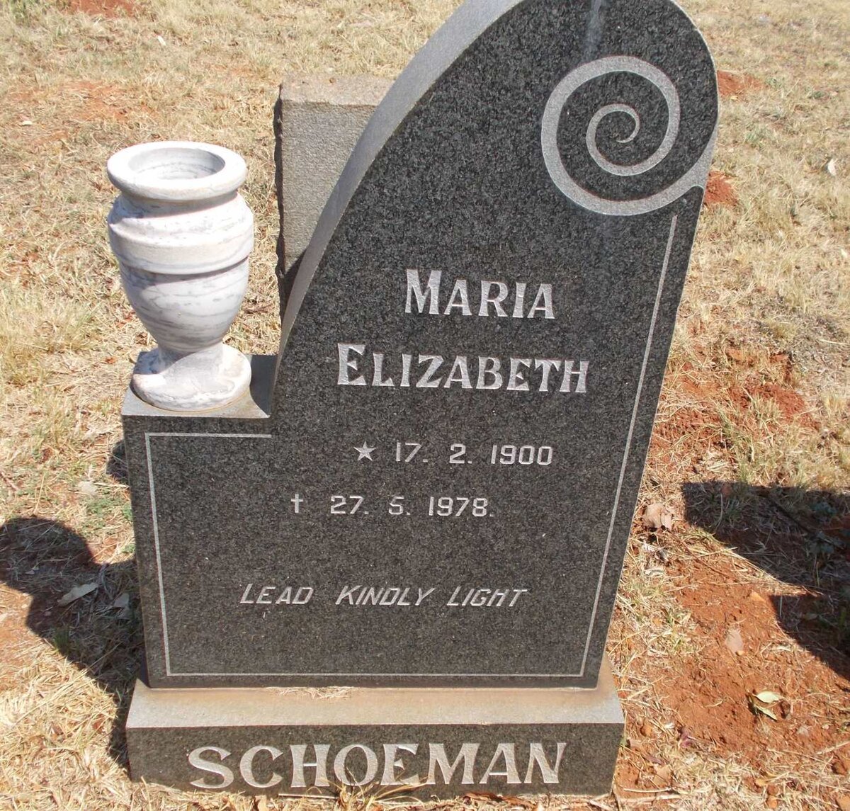 SCHOEMAN Maria Elizabeth 1900-1978