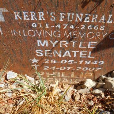 SENATEL Phillip &amp; Myrtle 1949-2007