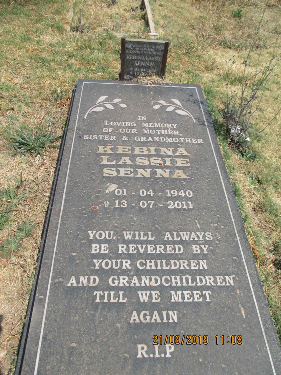 SENNA Kebina Lassie 1940-2011