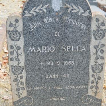 SELLA Mario -1958