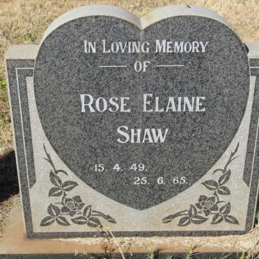 SHAW Rose Elaine 1949-1965