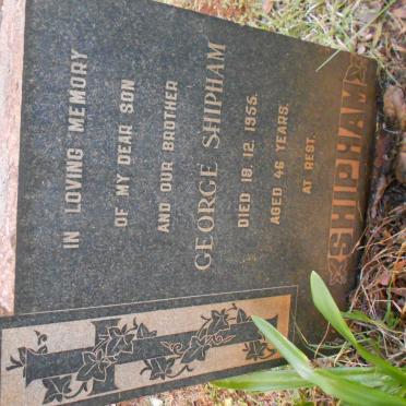 SHIPHAM George -1955