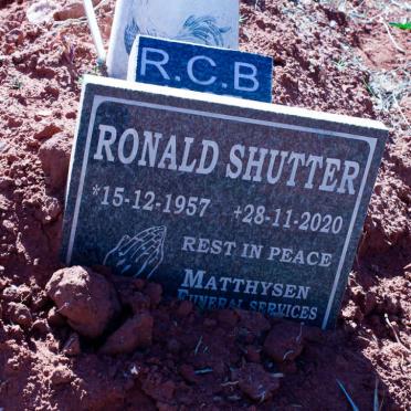 SHUTTER Ronald 1957-2020