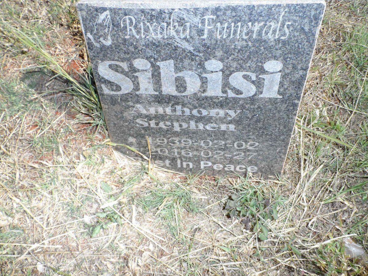 SIBISI Anthony Stephen 1939-2016