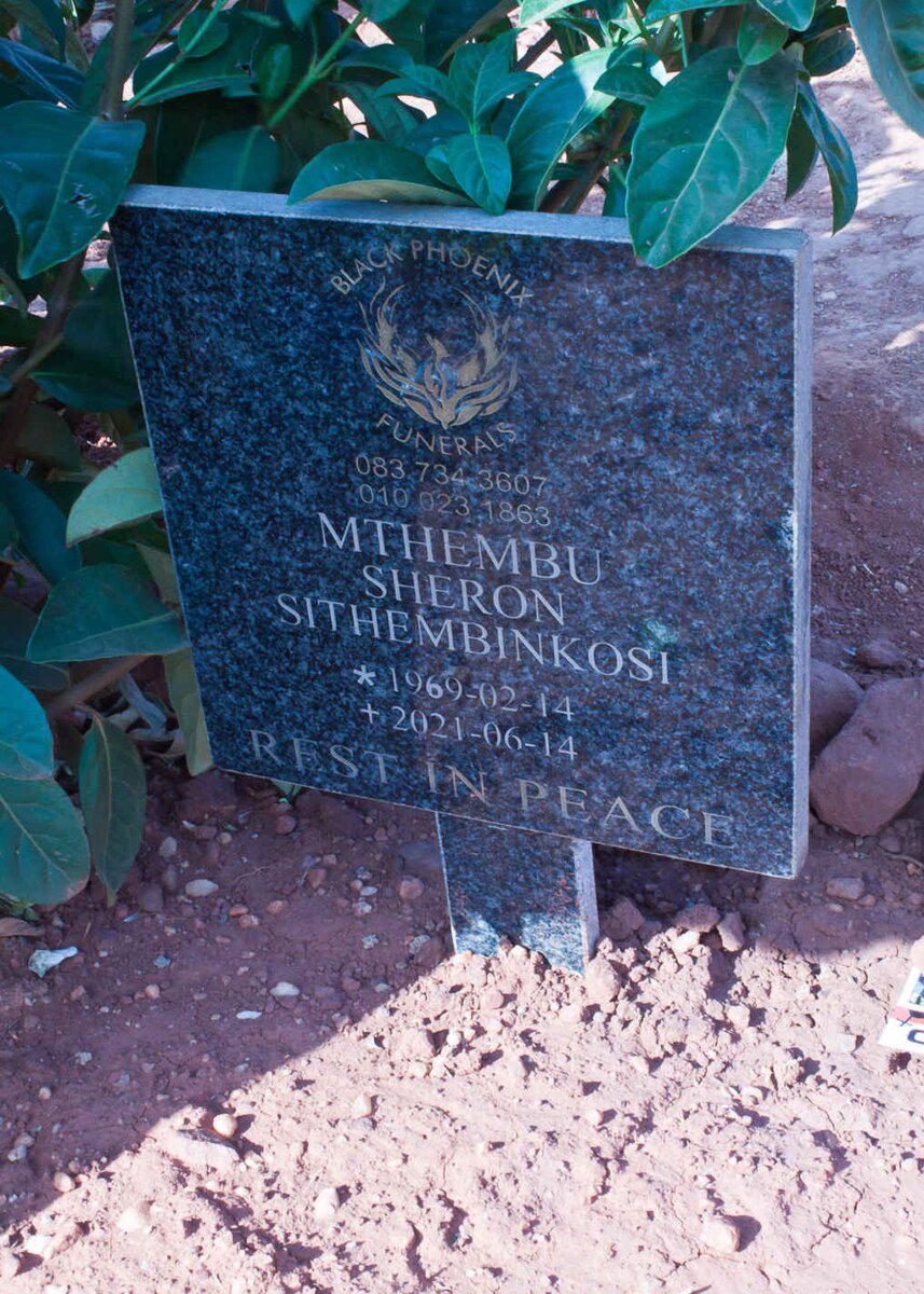 SITHEMBINKOSI Mthembu Sheron 1969-2021