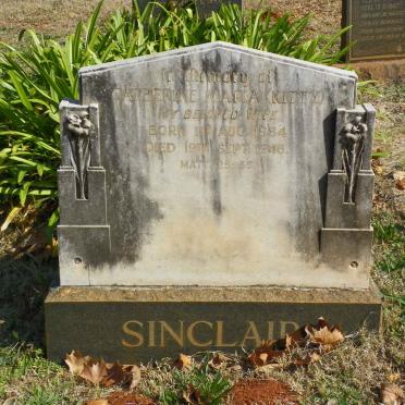 SINCLAIR Catherine Maria 1884-1946