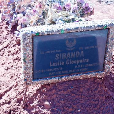 SIBANDA Leslie Cleopatra 1985-2020
