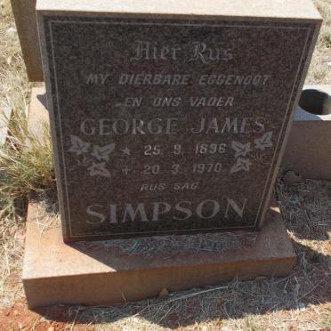 SIMPSON George James 1896-1970