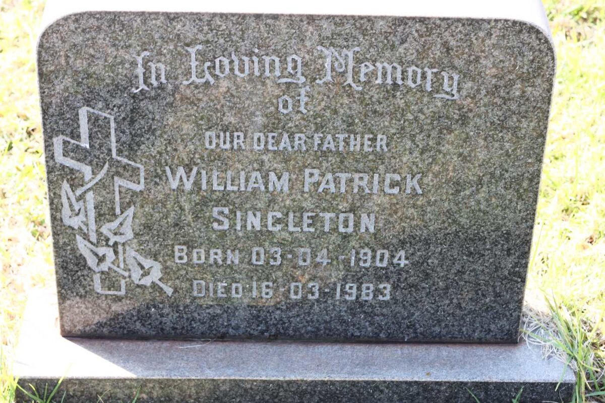 SINGLETON William Patrick 1904-1983