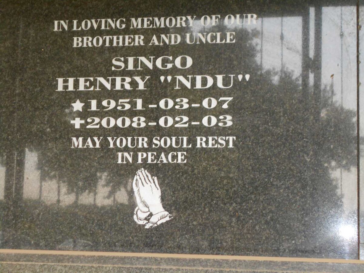 SINGO Henry 1951-2008