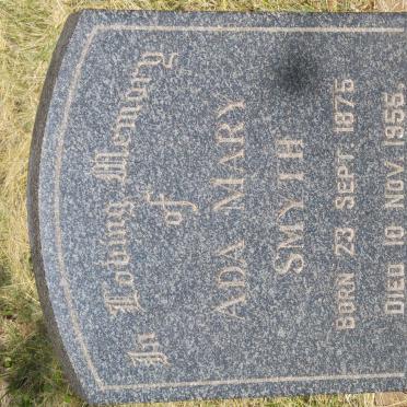SMYTH Ada Mary 1875-1955