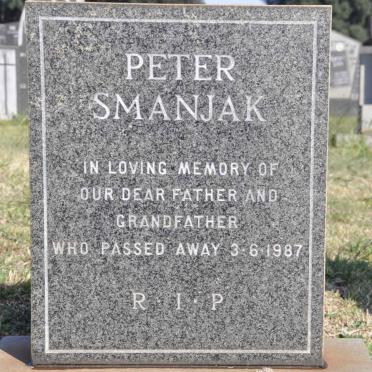 SMANJAK Peter -1987