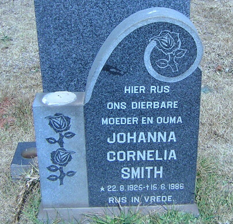SMITH Johanna Cornelia 1925-1986