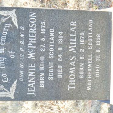 SMITH Thomas Millar 1870-1936 &amp; Jeannie McPherson KIDD 1875-1964