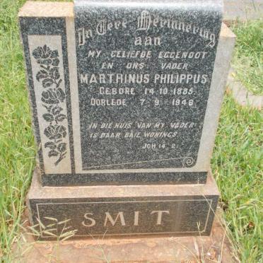 SMIT Marthinus Philippus 1885-1948