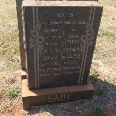 SMIT Willem Adriaan 1889-1965 &amp; Helena Catharina CRONJE 1895-1979