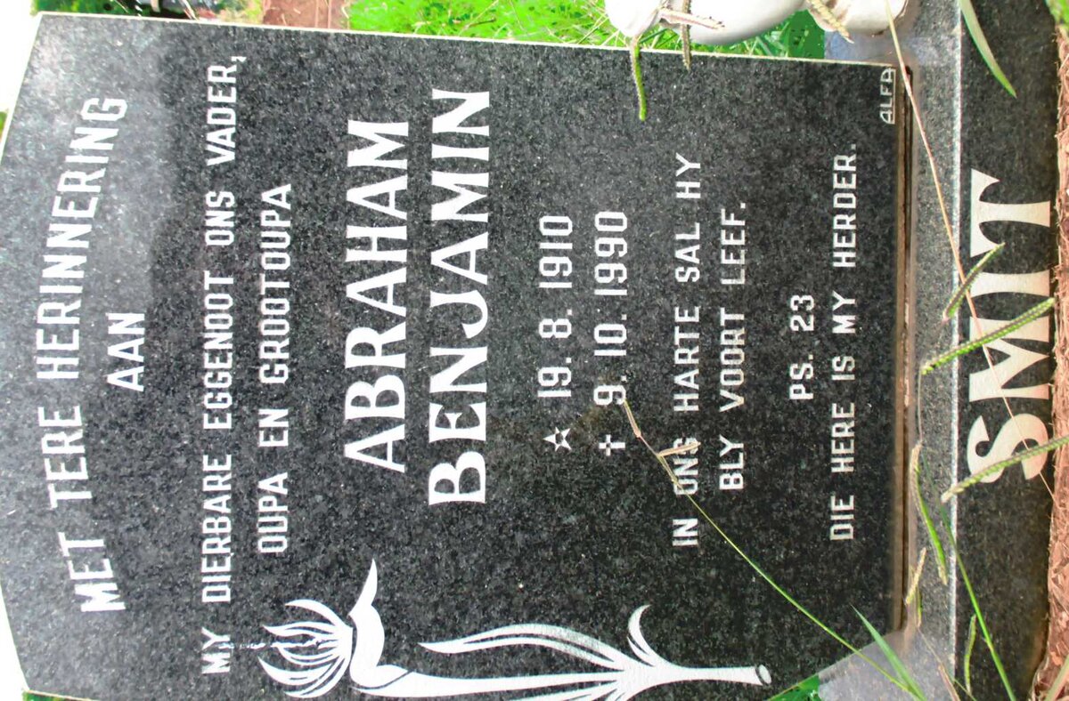 SMIT Abraham Benjamin 1910-1990