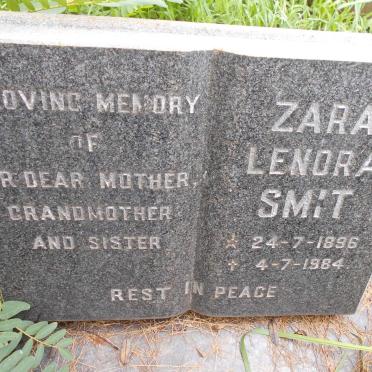 SMIT Zara Lenora 1896-1984