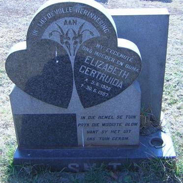 SMIT Elizabeth Gertruida 1929-1987