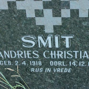 SMIT Andries Christiaan 1918-1983
