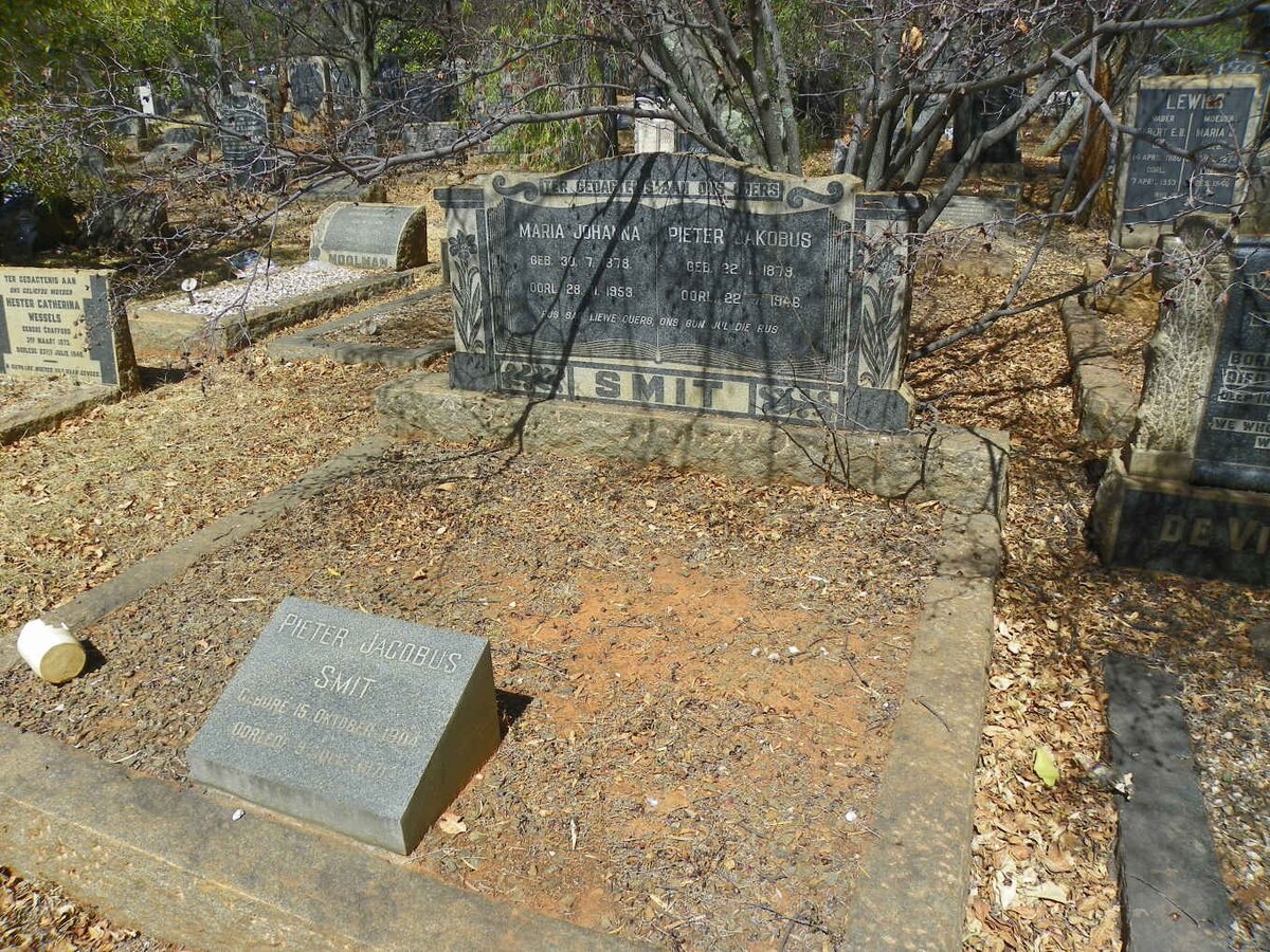 SMIT Pieter Jakobus 1879-1946 &amp; Maria Johanna 1878-1953 :: SMIT Pieter Jacobus 1904-1971