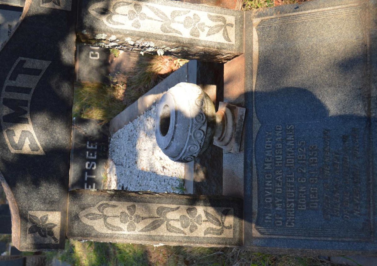 SMIT Christoffel Johannes 1925-1953