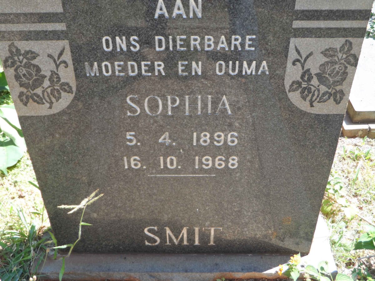 SMIT Sophia 1896-1968