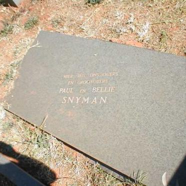 SNYMAN Paul &amp; Bellie