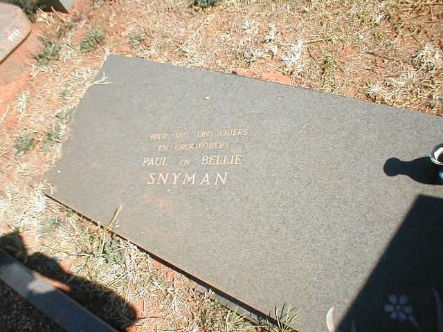 SNYMAN Paul &amp; Bellie