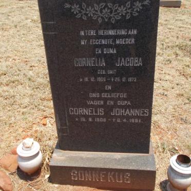 SONNEKUS Cornelis Johannes 1906-1981 &amp; Cornelia Jacoba SMIT 1905-1973