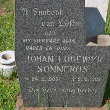 SONNEKUS Johan Lodewyk 1905-1982