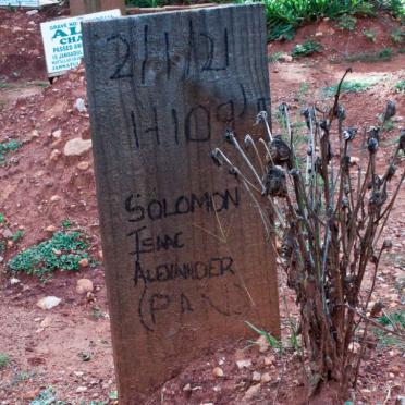 SOLOMON Isaac Alexander -2021