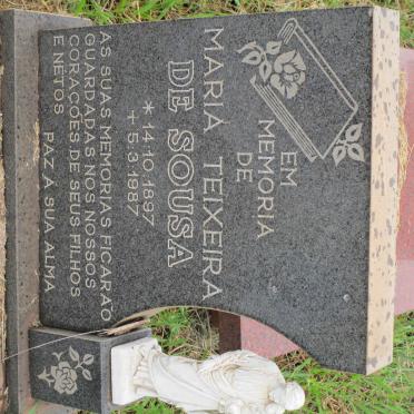 SOUSA Maria Teixeira, de 1897-1987