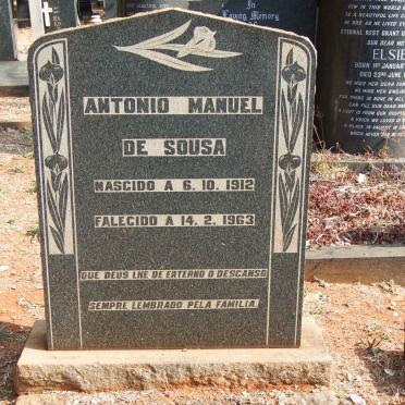 SOUSA Antonio Manuel, de 1912-1963