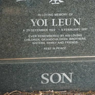 SON Yoi Leun 1922-1997