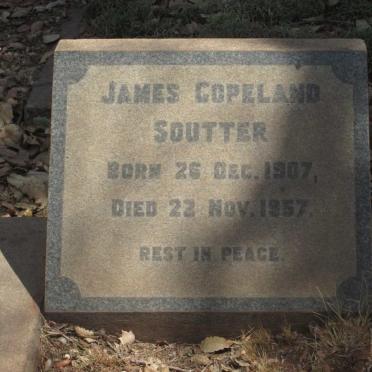 SOUTTER James Copeland 1907-1957
