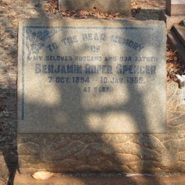 SPENCER Benjamin Roper 1894-1959