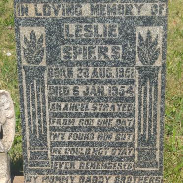 SPIERS Leslie 1951-1954