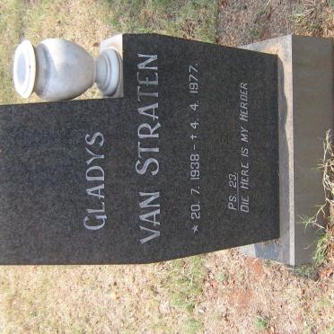 STRATEN Gladys, van 1938-1977