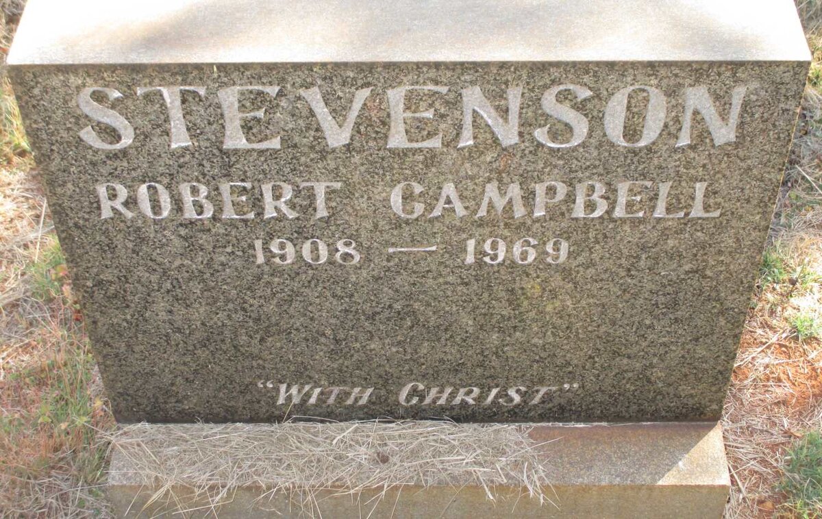 STEVENSON Robert Campbell 1908-1969