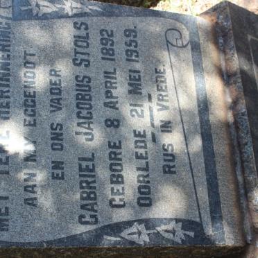 STOLS Gabriel Jacobus 1892-1959