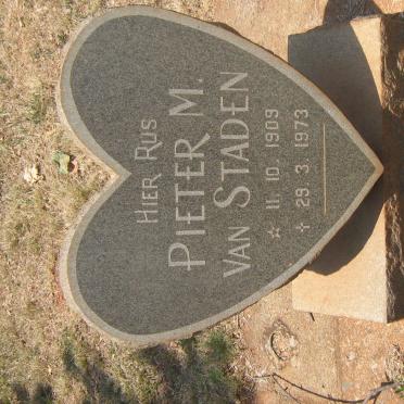 STADEN Pieter M., van 1909-1973