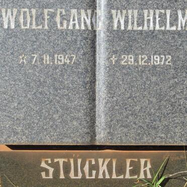STUCKLER Wolfgang Wilhelm 1947-1972