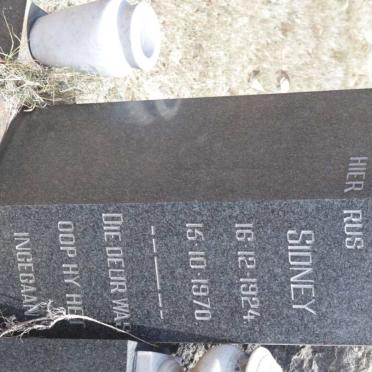 STANDER Sidney 1924-1970