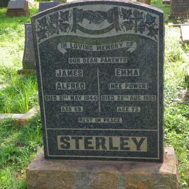 STERLEY James Alfred -1944 &amp; Emma POWER -1953