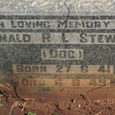 STEWART Ronald R.L. 1941-1949