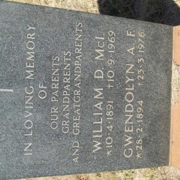 STEPHEN William D. 1891-1969 &amp; Gwendolyn A.F. 1894-1976